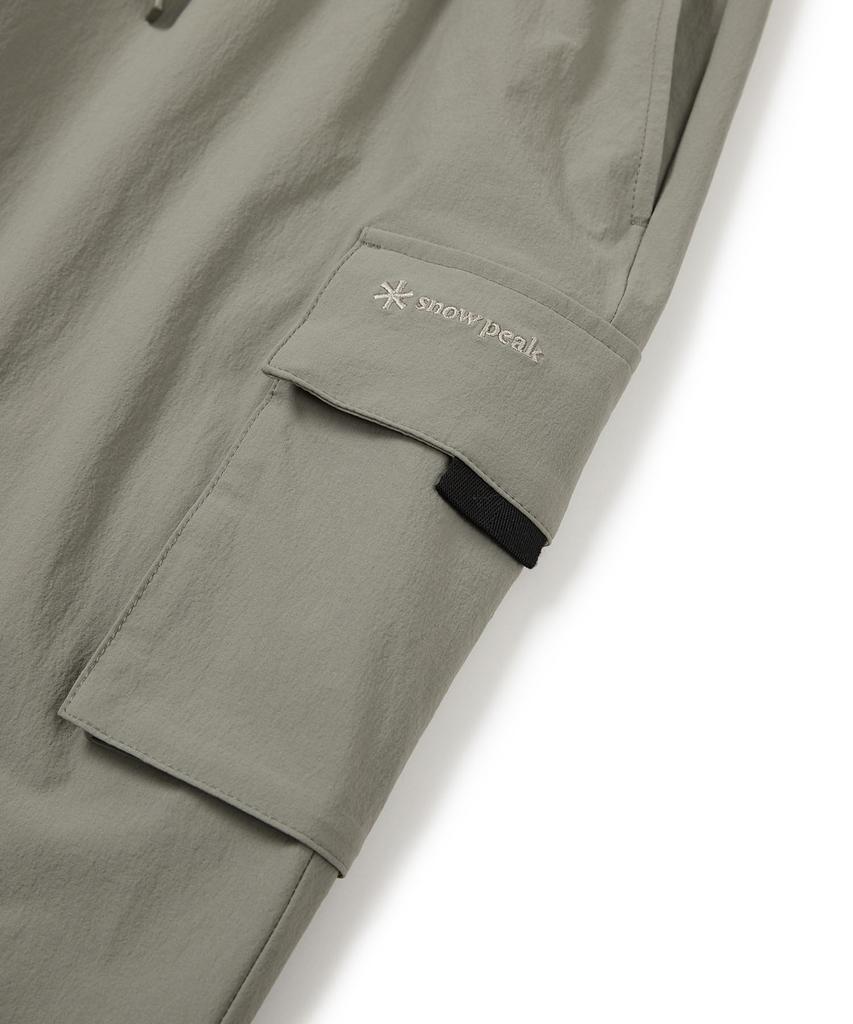 SNOWPEAK APPAREL Root Cargo Jogger Pants (S24Fmrpt68) Khaki Gray