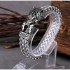 Men's Bracelet Retro Punk Style Stainless Steel Snake Head Beast Head Skull Jewelry Does Not Fade