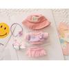 Stylish Kawaii Outfit Set 5 Pieces Plush Clothes 17cm Dolls Cartoon Toy Accessories