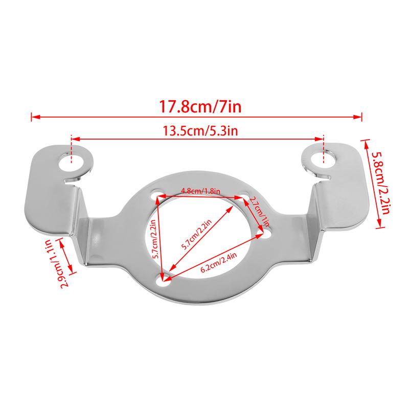 Compatible with Harley Sportster XL883 XL1200C 48 72 XL1200 Low EFI Air Filter Cleaner Support Bracket Intake Filter System Kit