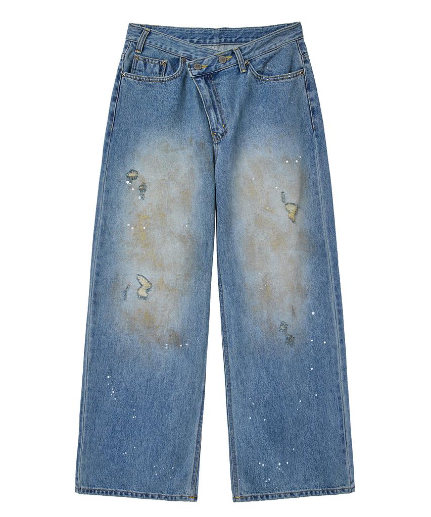 MIDNIGHT MOVE Vt Denim Pants (Blue)