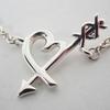 [Used] TIFFANY/Tiffany 925 Loving Heart & Arrow Bracelet/g497-22