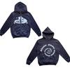 PlusSize Clothes Star Letter Print Retro Oversized Hoodie Women Y2K Street Hip-Hop Color Harajuku Casual Zipper Women Sweatshirt