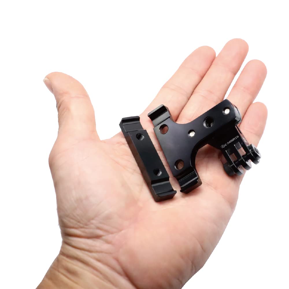 REC Mount Rotating Saddle Rail Mount Type 1 for Parallel Saddle Rails Allows for Infinite Left and Right Adjustment Without Loosening the Bolts for