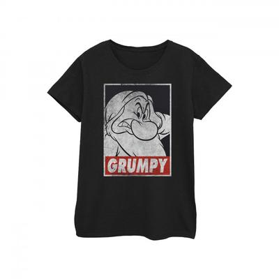 Snow White And The Seven Dwarfs Gretten T-skjorte i bomull for kvinner/damer