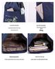 Women's Fashion Embroidery Drawstring Backpack: Oxford Cloth, Foldable Travel Bag