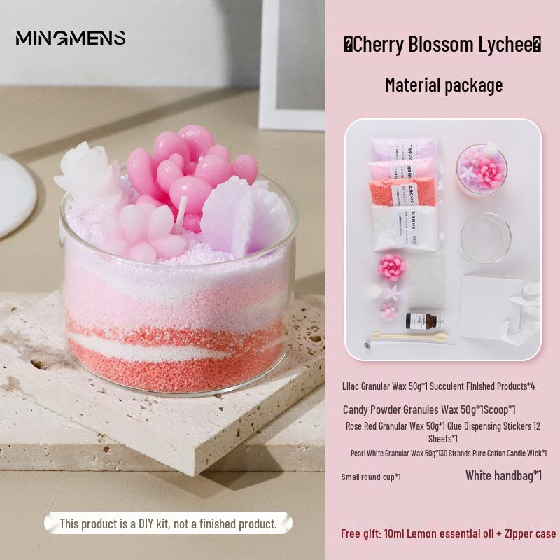 DIY Sand Wax Candle Kit: Customizable Handmade Incense Wax Material Set