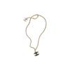 Chanel Collana Nera da Donna con Logo a Lettera Doppia C