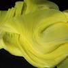 Pleated White Organza Crinkle Fabric for Evening Dress Decoration