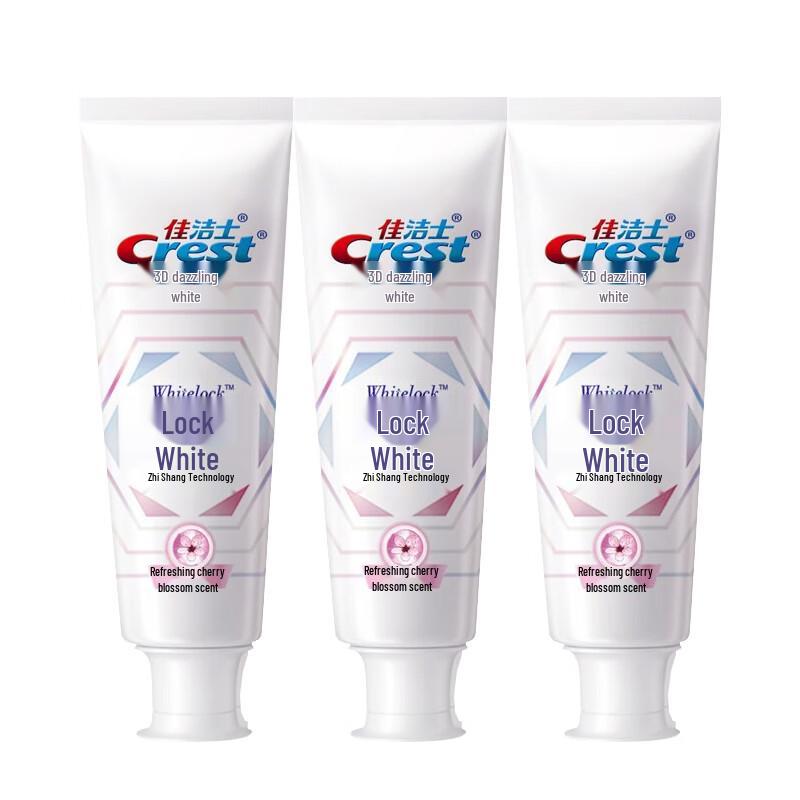 Crest Dual Color Whitening Toothpaste Fresh Cherry Blossom