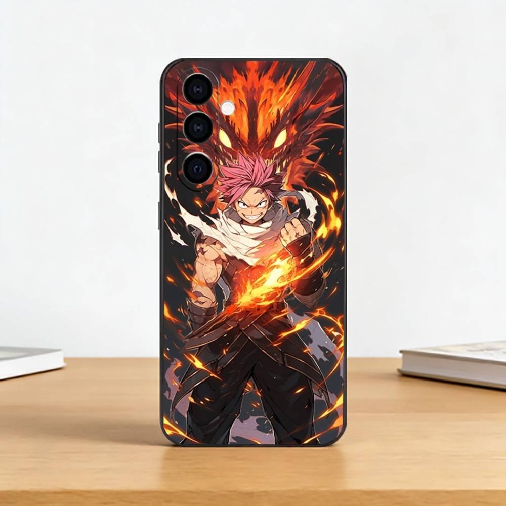 

Fairy Tail Natsu Dragneel Phone Case For Samsung Galaxy A73,A72,A71,A70,A53,A52,A51,Soft Silicone Black Cover Samsung a22 5g