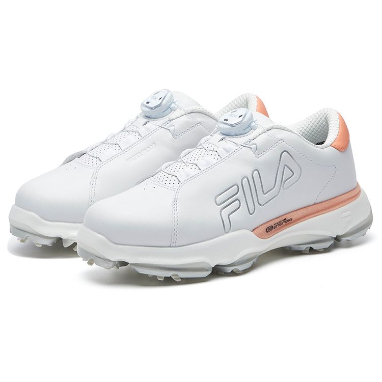 FILA Heritage-FHT Comfortable Low-Top Golf Shoes Women sneaker White Orange A12W132408FWP