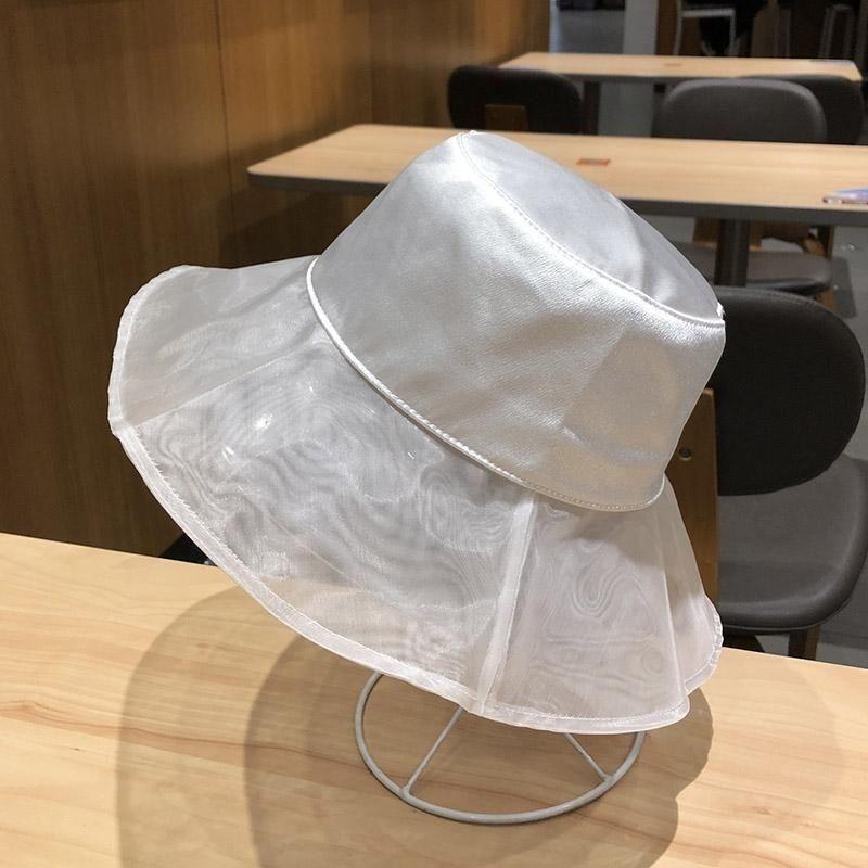 Summer Big Brimmed Sunscreen Outdoor Fisherman's Hat UV Hat Brimmed Breathable Mesh Sunshade Hat Sun Hat