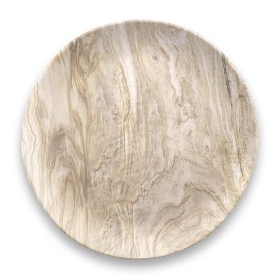 Abode Homewares Design DESERT WOOD Platt Stor Tallrik Cirka 27cm Kaffefat Födelsedagspresent för Bambu Melamin DN22910571 [Etisk,