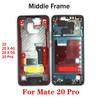 For Huawei Mate 20 Pro 20 X 20X 4G 5G Middle Frame Housing LCD Front Frame Bezel Plate With Side Button
