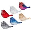 Zarte Glasvogel-Figur Kristall-Tier Schreibtischdekoration Geschenk für Naturfreund