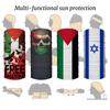 Palestinian And Israeli Flag Magic Headband For Outdoor Activities