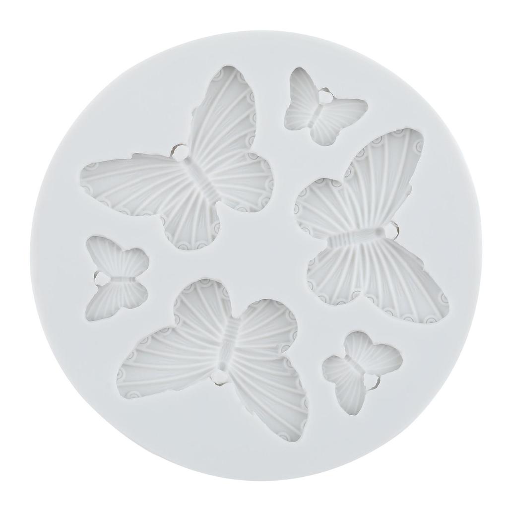 Butterfly Silicone Molds Butterfly Fondant Mold Relief Flower Mold Cake Decorating Tools Cupcake Topper Candy Chocolate Gumpaste Mold