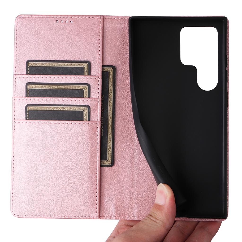 Für Samsung Galaxy S24 Ultra Hülle RFID Blocking Wallet Leder Handyhülle