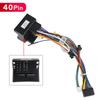 40PIN/52PIN/ISO Connector for Volkswagen Golf 5/6/Polo/Passat/Jetta/Tiguan/Touran Skoda Car Radio Player Wire Harness CANBUS BOX