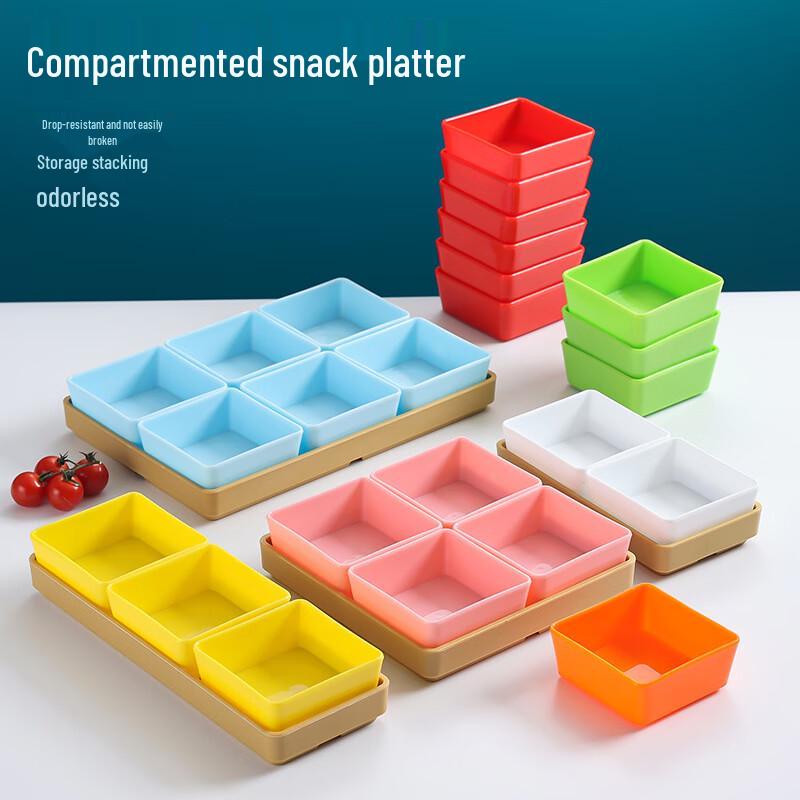 Jingzhou Divided Snack & Fruit Serving Tray
