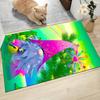 1Pc Christmas Gnome Parade Carpet Rug Soft Washable Antislip Home Living Room Sofa Mats Personalized Christmas Rug