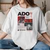Ado Tour Singer T Shirt Unisex Unisexs 100 Cotton Vintage Tshirt Round Collar  Tees Short Sleeve Clothes Birthday Gift