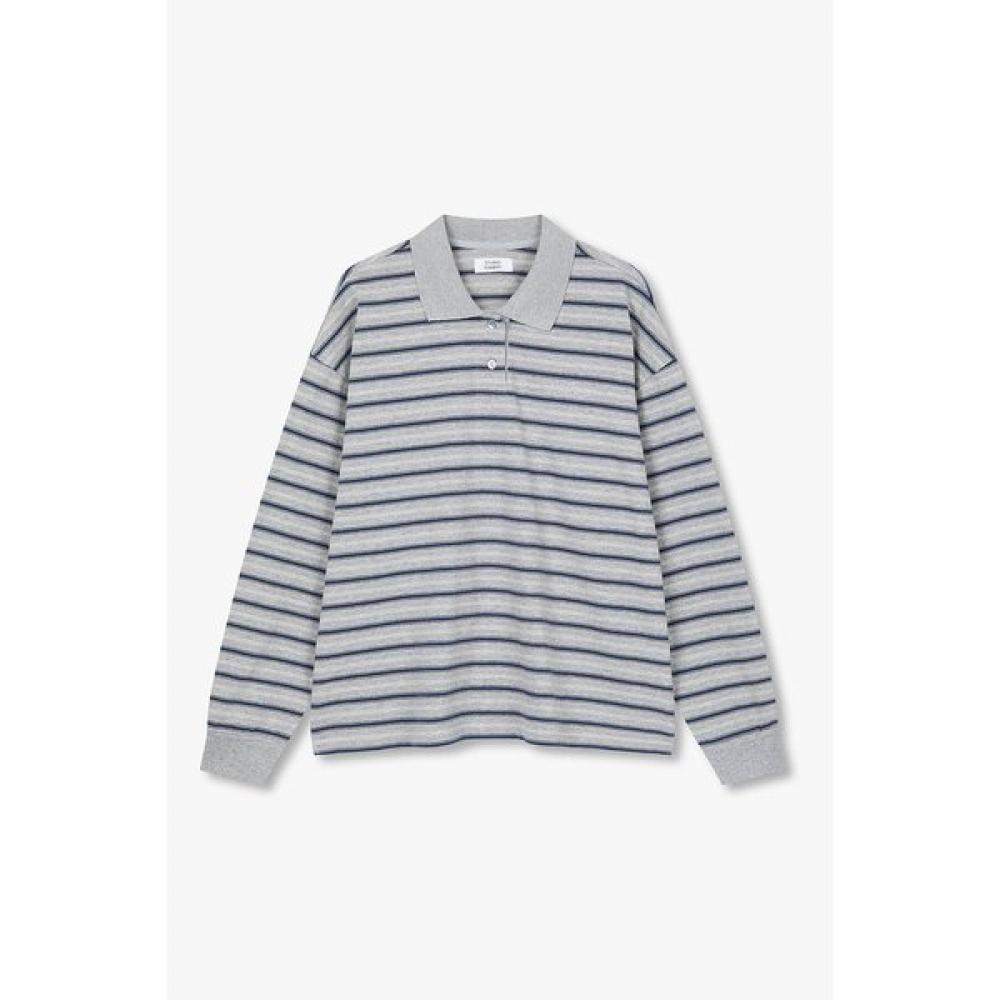 STUDIO TOMBOY Casual STripe Collar T shirT 9176322981