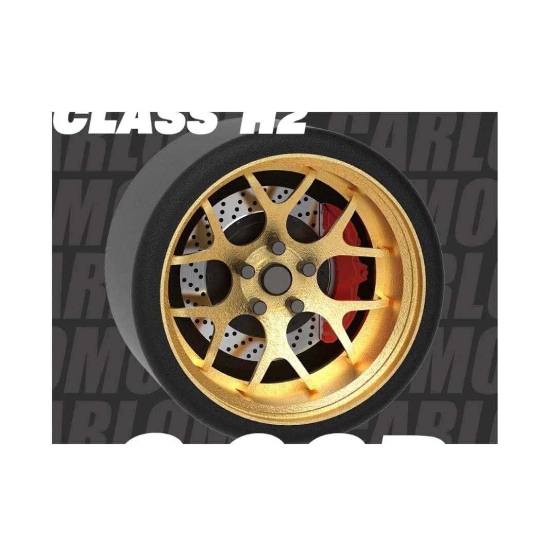 

1/64 Scale Custom Wheels for CARLOMO ALLOY S-CLASS S06 (approx. 9.5mm) - Fits Diecast Cars and More (S06-D) [Imported]