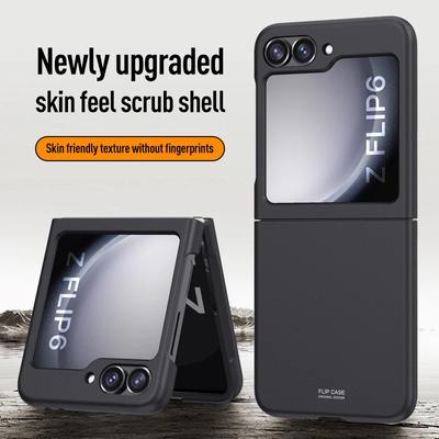For Samsung Galaxy Z Flip 6 Case Ultra-thin Matte Skin-Friendly Shockproof Protection Folding Hard Back Cover Accessories Funda