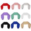 Summer Arm Sleeves Shawl Outdoor Sun for Protection Cuff Solid Color Dacron Shawl for Driving Beach Hiking Cycling
