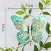 3D Double-Layer Gold Powder Butterfly Ornaments for Christmas Tree DIY Pendant