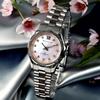 Mauro Geraldi Solar All Stainless 5 ATM Water Pink MJ038 Watch, Steel, Resistant, Zirconia, Women's, MOP, (MJ038-3/Pink)