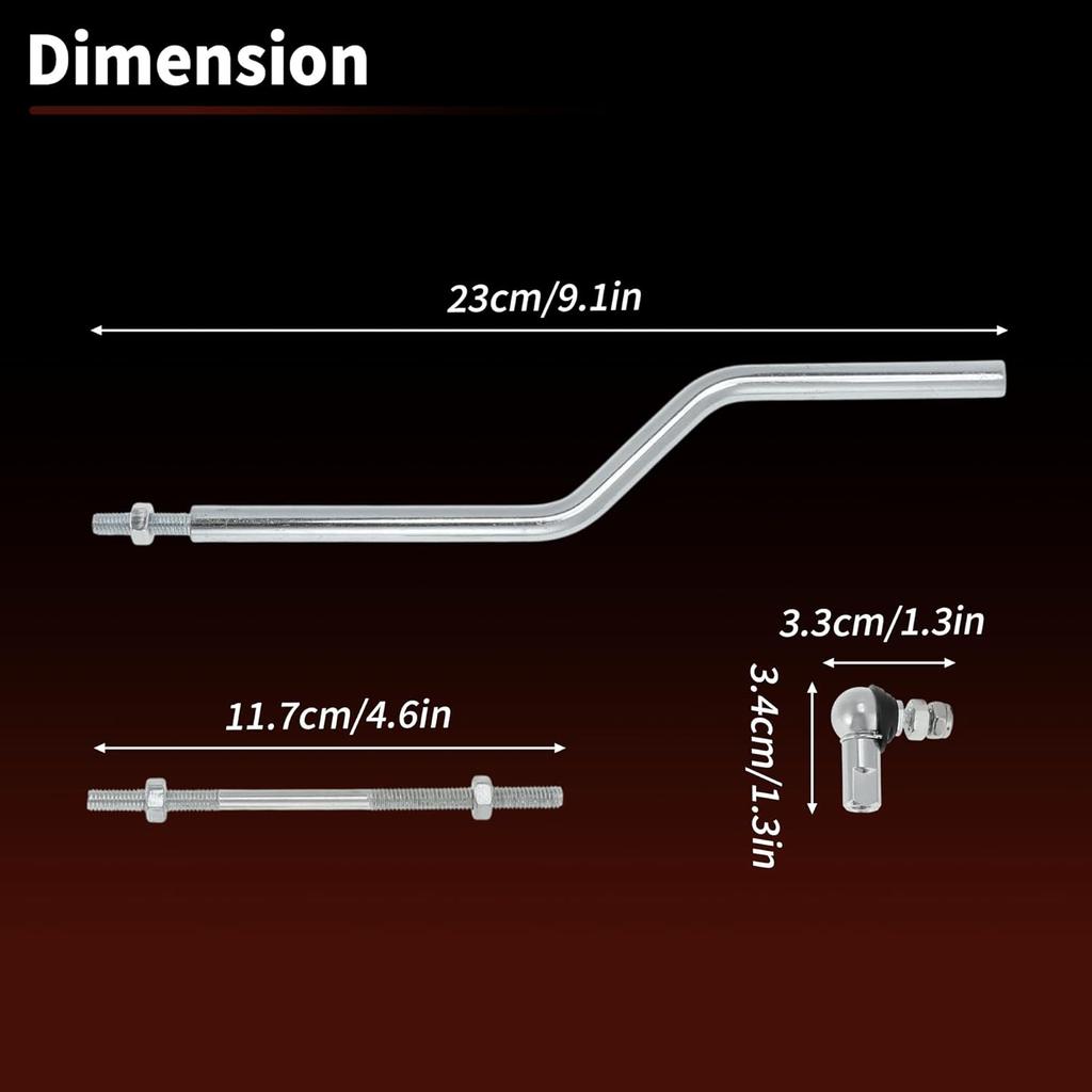 No.3932317/5011849AB/3915103/3915104 Throttle Linkage Rod Kit for Dodge for Ram 2500 3500 1994-1998 for Cummins P7100 P-Pumps Accelerator Linkage Rod