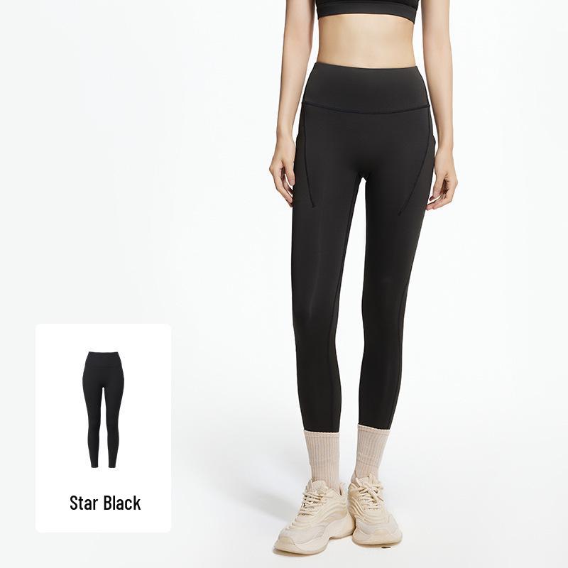 

Брюки для йоги с высокой талией Juyi Tang - Ощущение обнаженности, Поддержка бедер, Дышащая фитнес-одежда 2X Large