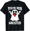 You've Been Ghosted Funny Ghost Pun Halloween Humor Costume T-Shirt