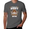 Worlds Best Poodle Mom Dog Owner Tshirt Basic All Season Solid Tshirt