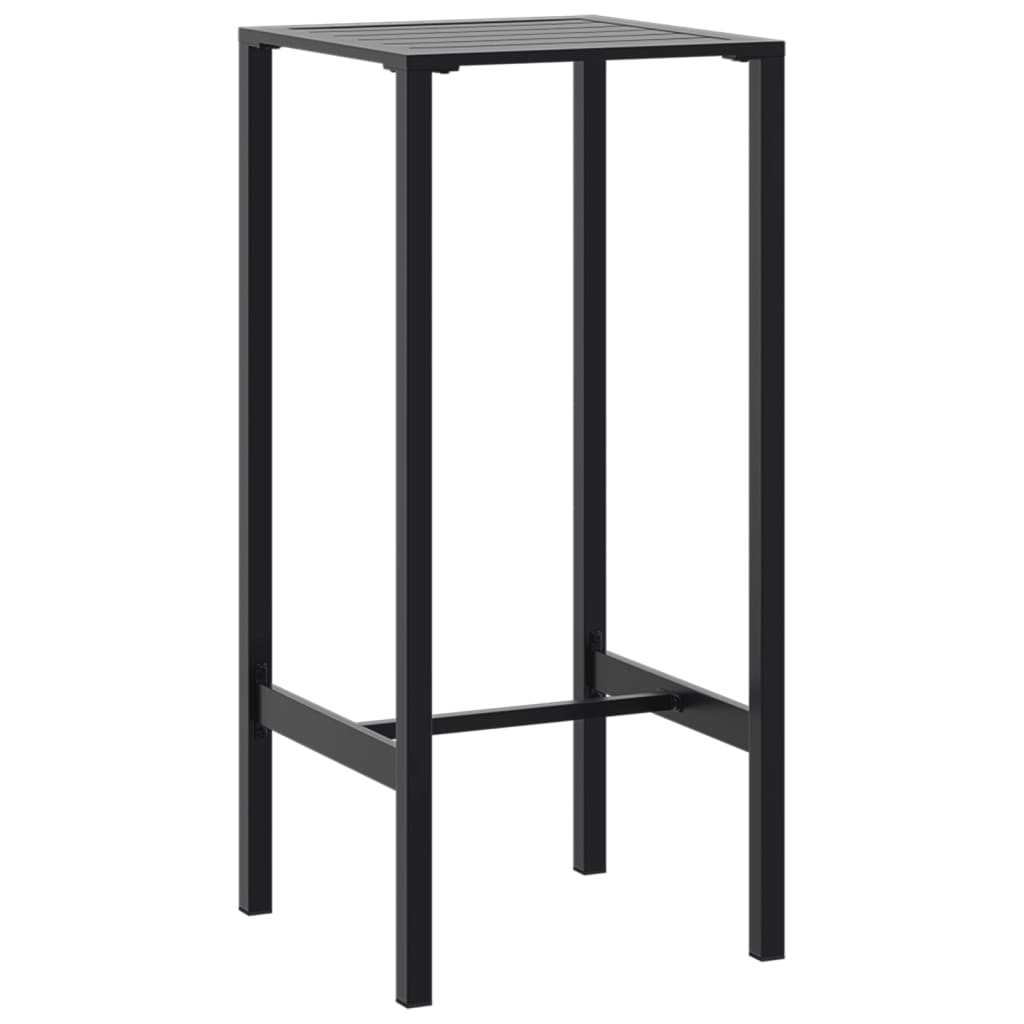 Bartisch Schwarz 50x50x110 cm Powder Coated Steel