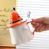 Strange Ghost Mug with Lid Ceramic Cup Gift Halloween Cup Cross border Companion Gift Water Cup Couple Drinkware Mugs