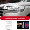 For Toyota Land Cruiser 2014- Accessories Car Headlight Protective Film Headlamp Restoration Transparent Black TPU Sticker