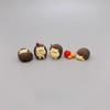 Mini Hedgehog Micro Landscape Cartoon Dollhouse Decoration Ornaments Resin Model Car Interior Home Desktop Decoration Figurines