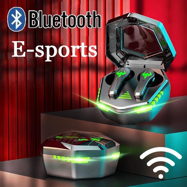 

TWS Bluetooth 5.2 Игровые наушники Стерео Спорт Водонепроницаемая Bluetooth-гарнитура Наушники без рук с зарядным чехлом