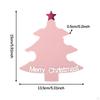 Christmas Tree Shape Nail Photo Prop Multipurpose Modern Acrylic Art Display Props for Salon