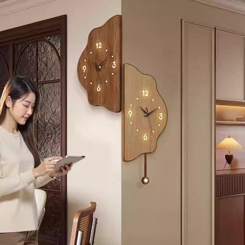 Modern Wall Clock Large Living Room Digital Clock Led Mechanic Electronic Clocks Luxury Silent Wall Clocks Home Decoration