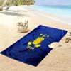BIF Print Beach Towel, Large Soft Quick Dry Towel for Beach Camping Swimming
