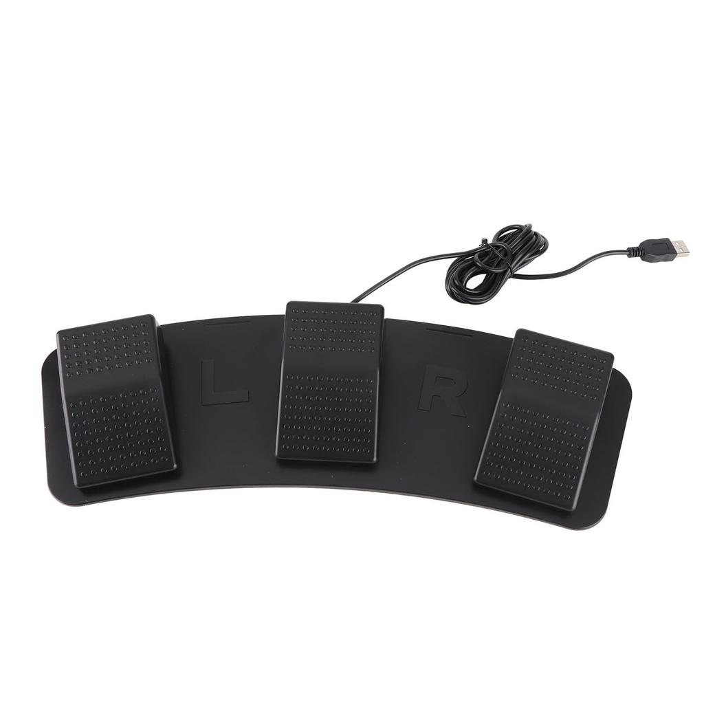 Fußschalter mit USB-Schnittstellenkabel 3-Positionen-Elektropedalschalter Computeranschlussteil