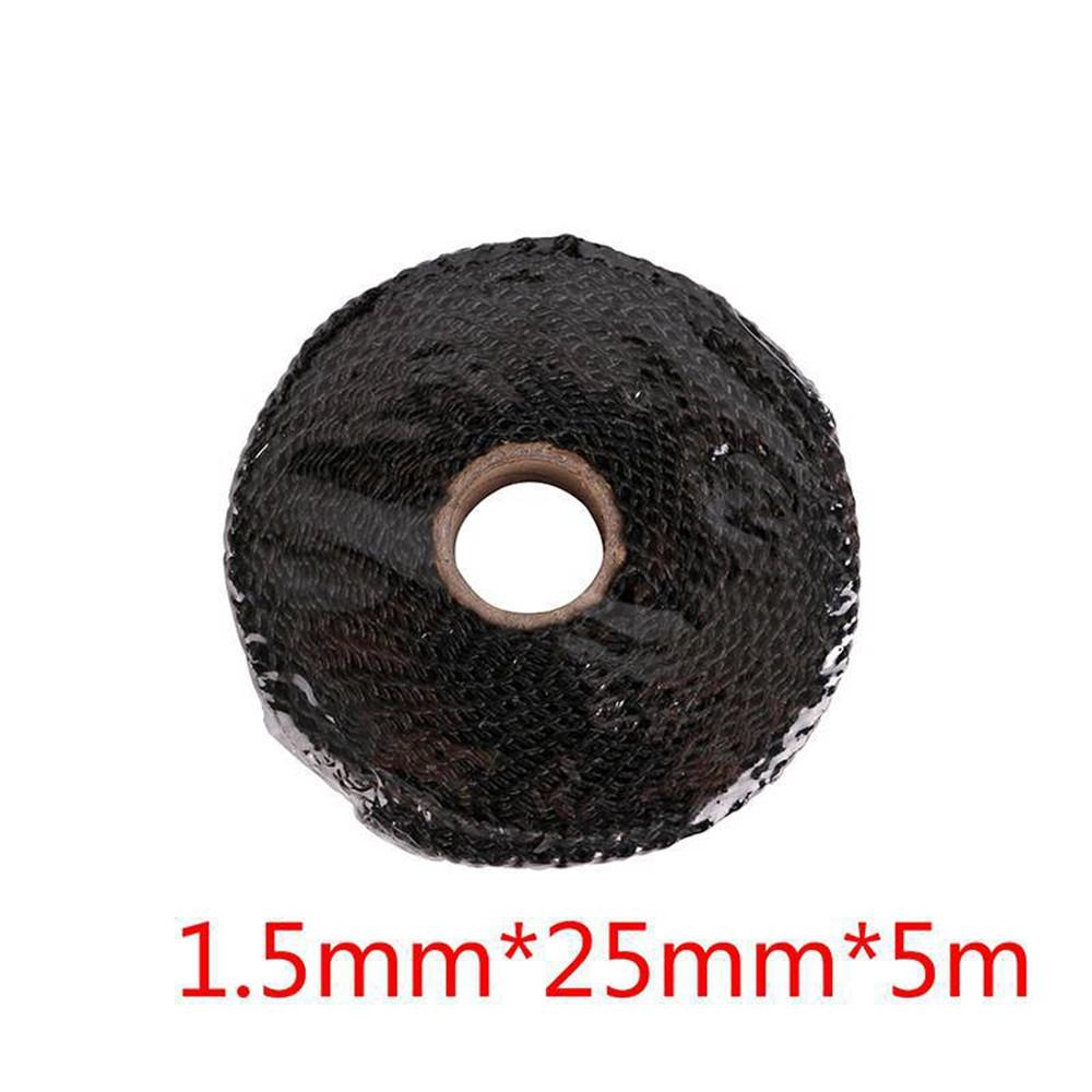 Cinta Aislante de Fibra de Vidrio para Tubo de Escape de Coche, Cinta Aislante Térmica para Automóviles, Rollo de Alta Temperatura, Escudo Térmico, 5 Metros