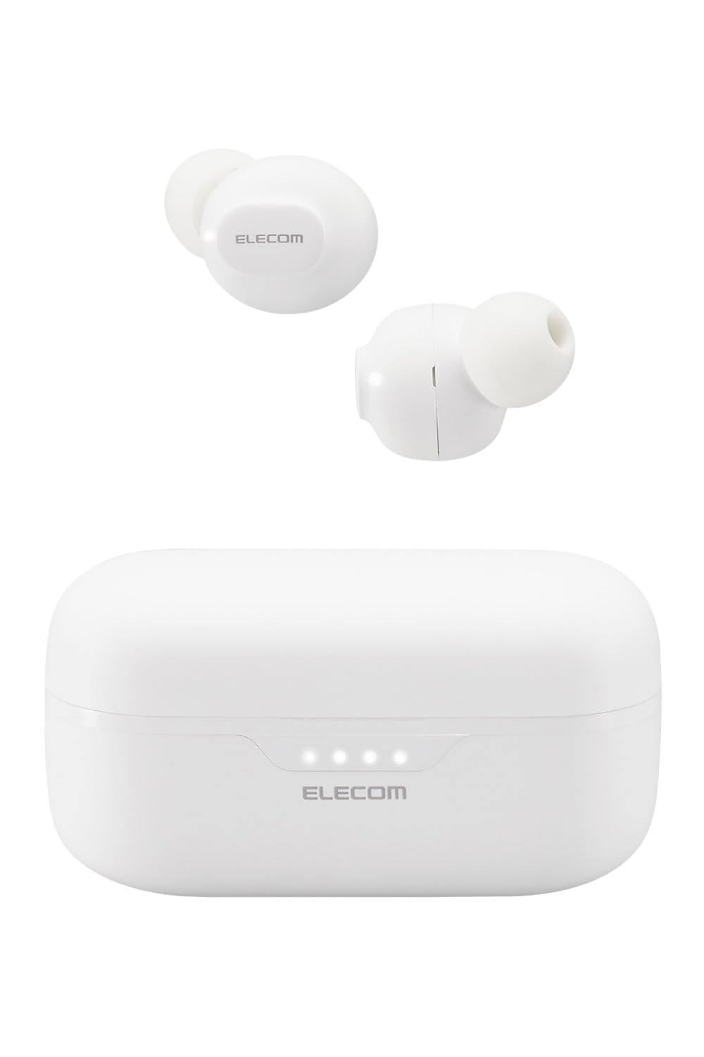 

ELECOM Wireless Earphones Bluetooth AAC Compatible Bluetooth 5 Hours Continuous Playback Low Latency White 5.3 LBT-TWS16WH