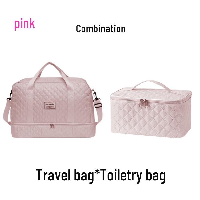 Large Capacity Women's Cosmetic Bag - Premium Portable Travel Toiletry Storage
