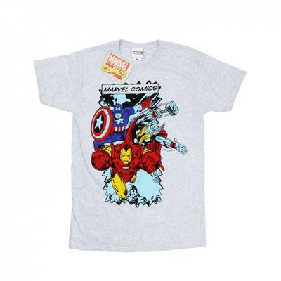 Camiseta masculina de personagens de quadrinhos